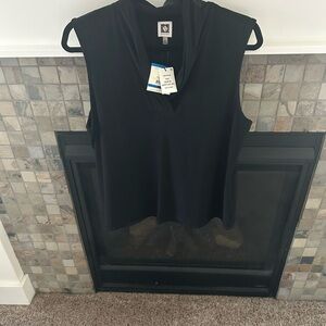 Anne Klein Classic Black Sleeveless Top